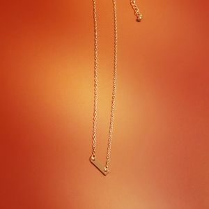 Gold chain pendant necklace